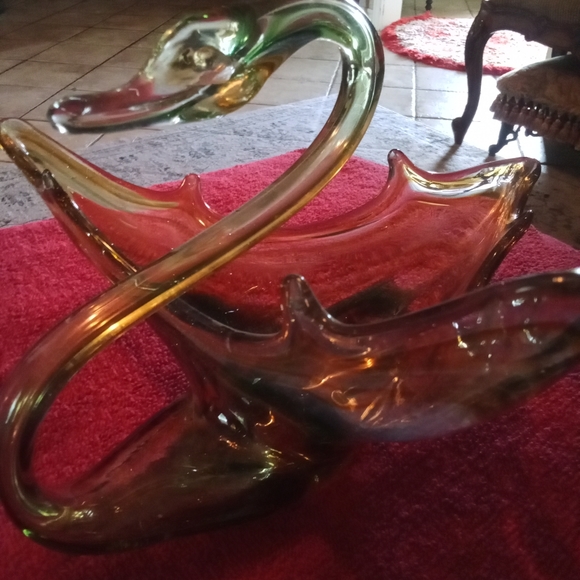 Today only!!!vintage sooner glass swan - Picture 5 of 9